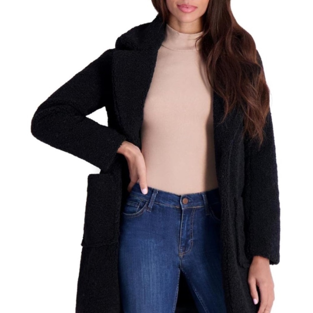 French Connection Black Teddy Jacket